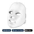 Máscara facial recarregável com led, 7 núcleos, fóton, máscara de beleza, rejuve
