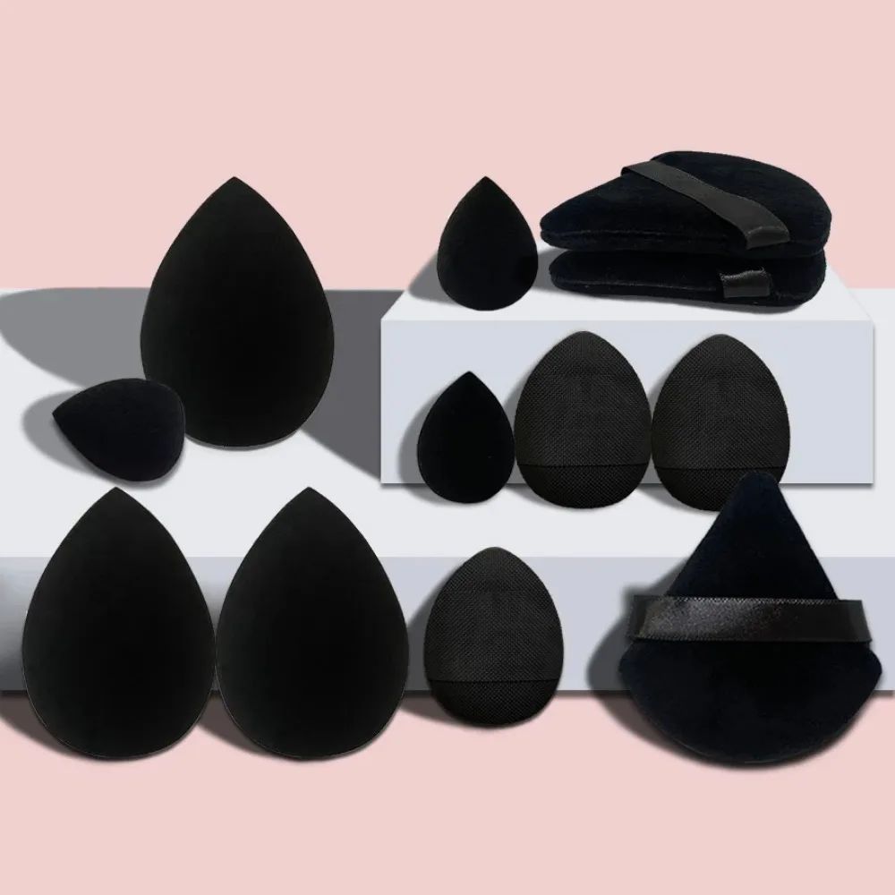 12 unidades esponja de maquiagem liquidificador beleza ovo macio cosméticos puff