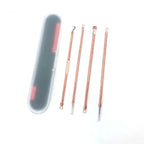4 unidades acne cravo comedone ponto preto espinha mancha removedor cuidados com