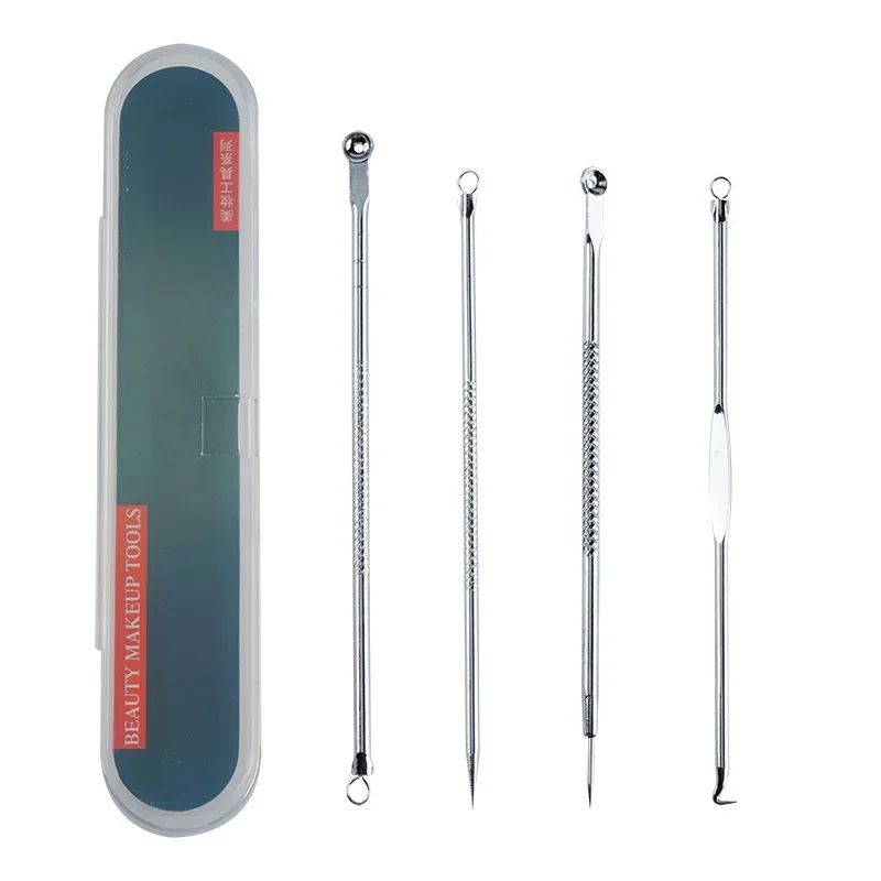 4 unidades acne cravo comedone ponto preto espinha mancha removedor cuidados com