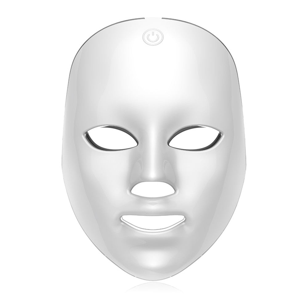 Máscara facial recarregável com led, 7 núcleos, fóton, máscara de beleza, rejuve