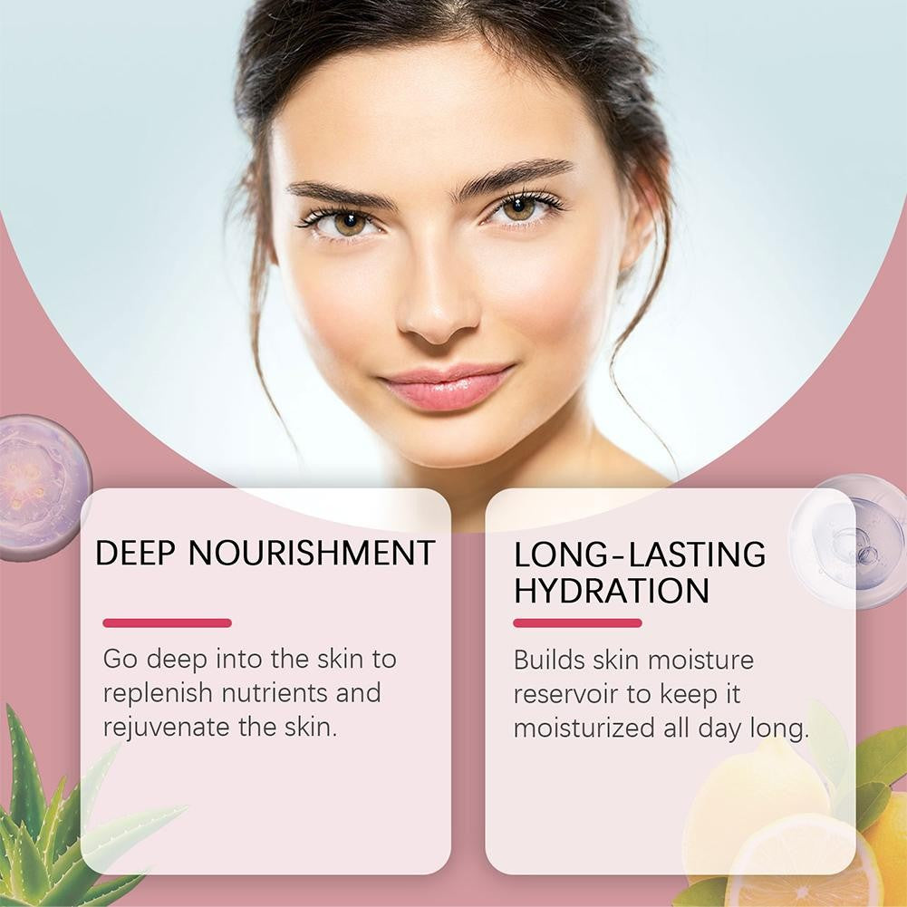 Bio Colágeno Máscara Facial, Poros Encolher, Hidratante Profunda, Hidratante Ove