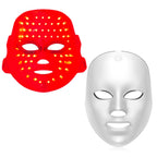 Máscara facial recarregável com led, 7 núcleos, fóton, máscara de beleza, rejuve