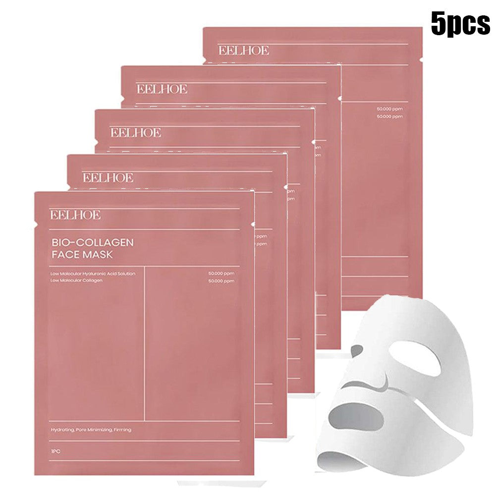 Bio Colágeno Máscara Facial, Poros Encolher, Hidratante Profunda, Hidratante Ove